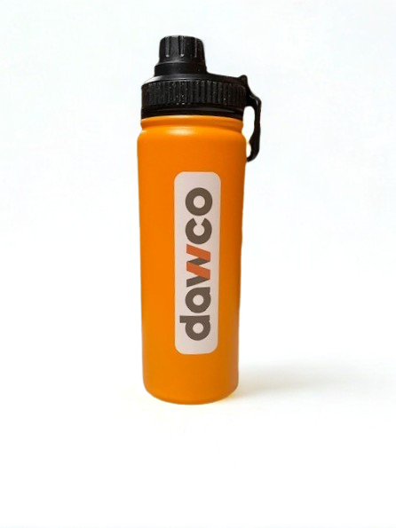 Bouteille d'eau orange DAWCO