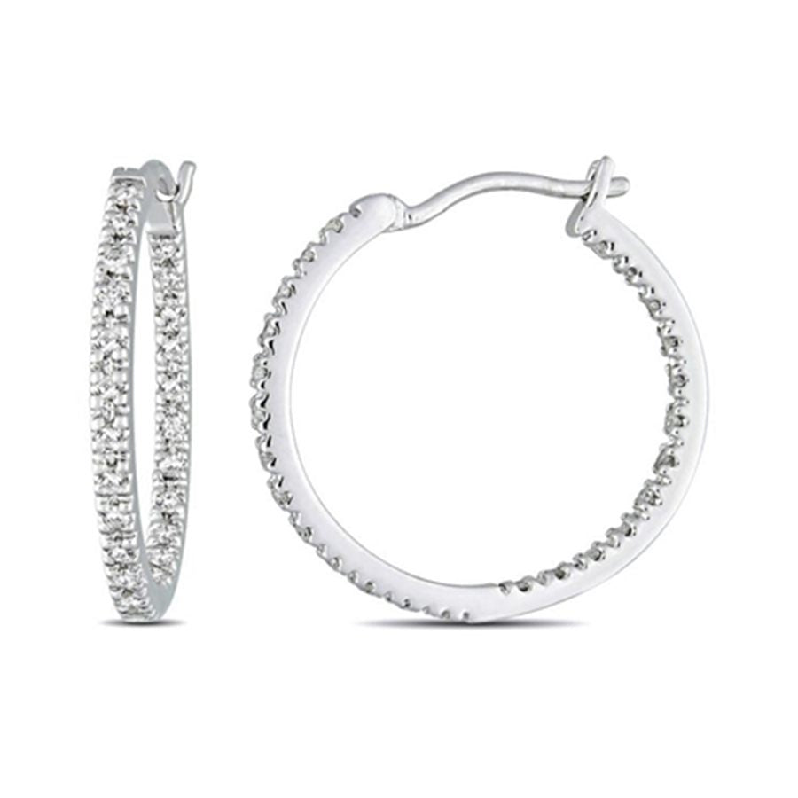 Boucles d'oreilles diamants